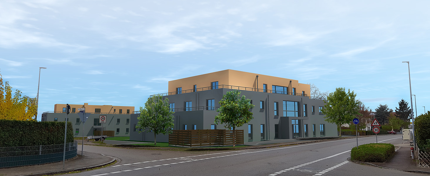 Projekt Integrierts Wohnen - WBG Gunzenhausen - Rendering