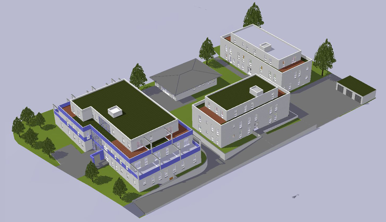 Projekt "Integriertes Wohnen" - Visualisierung